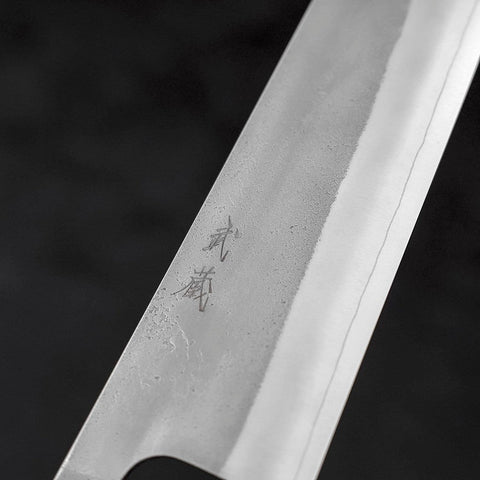 Kiritsuke SKD11 Nashiji Ebony Handle 240mm-[Musashi]-[Japanese-Kitchen-Knives]