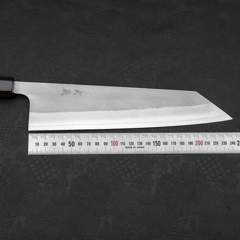Kiritsuke SKD11 Nashiji Ebony Handle 240mm-[Musashi]-[Japanese-Kitchen-Knives]