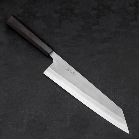 Kiritsuke SKD11 Nashiji Ebony Handle 240mm-[Musashi]-[Japanese-Kitchen-Knives]
