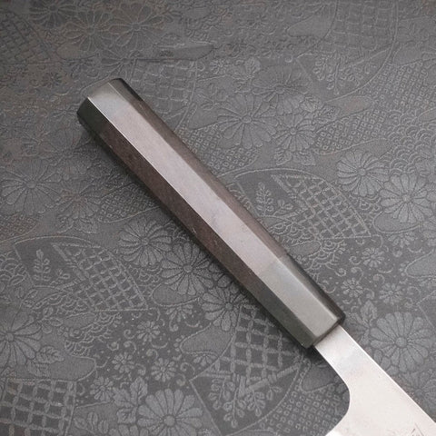 Kiritsuke SKD11 Nashiji Manche en Buffle et Ébène 210mm-[Musashi]-[Couteaux de cuisine japonais]