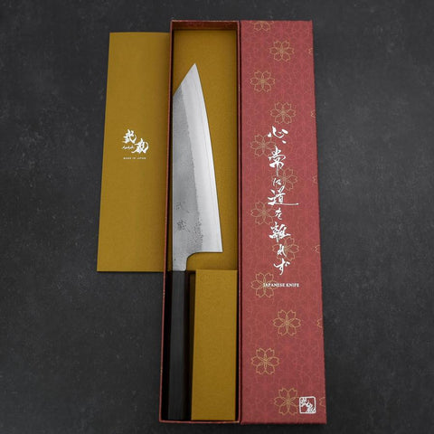 Kiritsuke SKD11 Nashiji Manche en Ébène 210mm-[Musashi]-[Couteaux de cuisine japonais]
