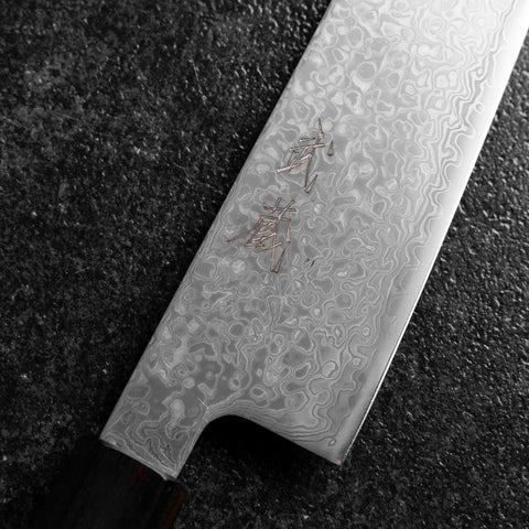 Kiritsuke SLD Damas Noir Manche en Ébène 205mm-[Musashi]-[Couteaux de cuisine japonais]