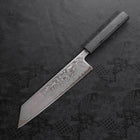 Kiritsuke SLD Nickel en Vagues Damas Manche Ishime Urushi Noir 210mm-[Musashi]-[Couteaux de cuisine japonais]
