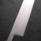 Kiritsuke SLD Nickel en Vagues Damas Manche Ishime Urushi Noir 210mm-[Musashi]-[Couteaux de cuisine japonais]