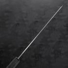 Kiritsuke SLD Nickel en Vagues Damas Manche Ishime Urushi Noir 210mm-[Musashi]-[Couteaux de cuisine japonais]