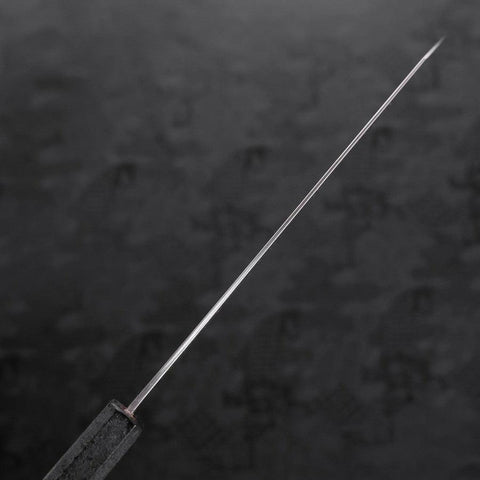 Kiritsuke SLD Nickel en Vagues Damas Manche Ishime Urushi Noir 210mm-[Musashi]-[Couteaux de cuisine japonais]