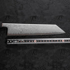 Kiritsuke SLD Nickel en Vagues Damas Manche Ishime Urushi Noir 210mm-[Musashi]-[Couteaux de cuisine japonais]