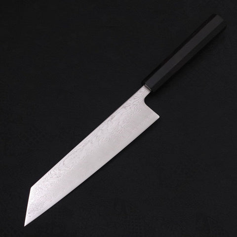 Kiritsuke SLD Nickel en Vagues Damas Manche en Buffle et Ébène 210mm-[Musashi]-[Couteaux de cuisine japonais]