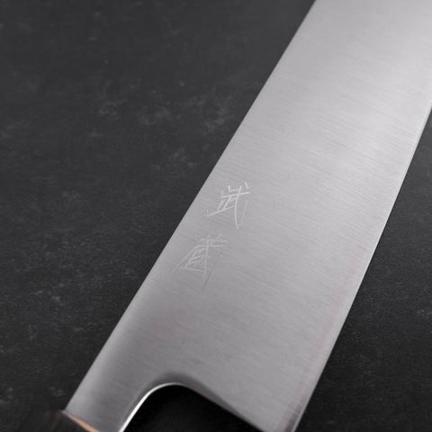 Kiritsuke SLD Polished Manche Urushi Vert 210mm-[Musashi]-[Couteaux de cuisine japonais]