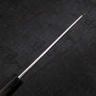 Kiritsuke Santoku Blue Steel #1 Kurouchi Suminagashi Manche en Buffle et Ébène 170mm-[Musashi]-[Couteaux de cuisine japonais]