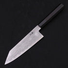 Kiritsuke Santoku Blue Steel #1 Suminagashi Manche en Buffle et Ébène 170mm-[Musashi]-[Couteaux de cuisine japonais]