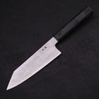 Kiritsuke Santoku Blue Steel #1 Suminagashi Manche en Ishime Noir 170mm-[Musashi]-[Couteaux de cuisine japonais]