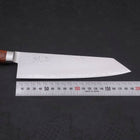 Kiritsuke Santoku VG-5 Tsuchime Manche Occidental Marron 190mm-[Musashi]-[Couteaux de cuisine japonais]