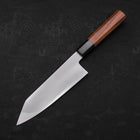 Kiritsuke Santoku White steel #2 Kasumi Manche en Buffle et Bois de Teck 180mm-[Musashi]-[Couteaux de cuisine japonais]