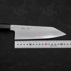 Kiritsuke Santoku White steel #2 Kasumi Manche en Buffle et Bois de Teck 180mm-[Musashi]-[Couteaux de cuisine japonais]