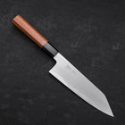 Kiritsuke Santoku White steel #2 Kasumi Manche en Buffle et Bois de Teck 180mm-[Musashi]-[Couteaux de cuisine japonais]