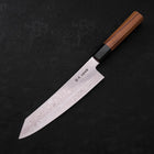 Kiritsuke Silver Steel #3 Damas Manche en Buffle et Bois de Teck 210mm-[Musashi]-[Couteaux de cuisine japonais]