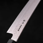 Kiritsuke Silver Steel #3 Damas Manche en Buffle et Bois de Teck 210mm-[Musashi]-[Couteaux de cuisine japonais]