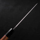 Kiritsuke Silver Steel #3 Damas Manche en Buffle et Bois de Teck 210mm-[Musashi]-[Couteaux de cuisine japonais]