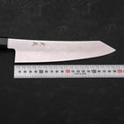 Kiritsuke Silver Steel #3 Damas Manche en Buffle et Bois de Teck 210mm-[Musashi]-[Couteaux de cuisine japonais]