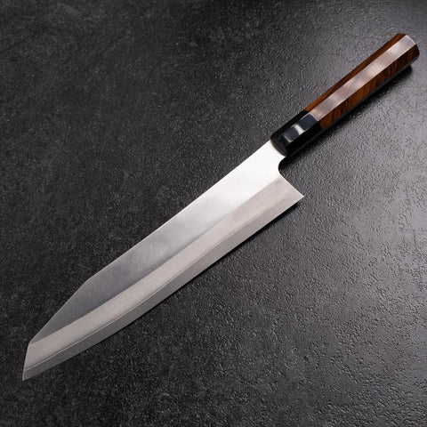 Kiritsuke Silver Steel #3 Kasumi Buffalo Bubinga Handle 240mm (8.2”)-[Musashi]-[Japanese-Kitchen-Knives]