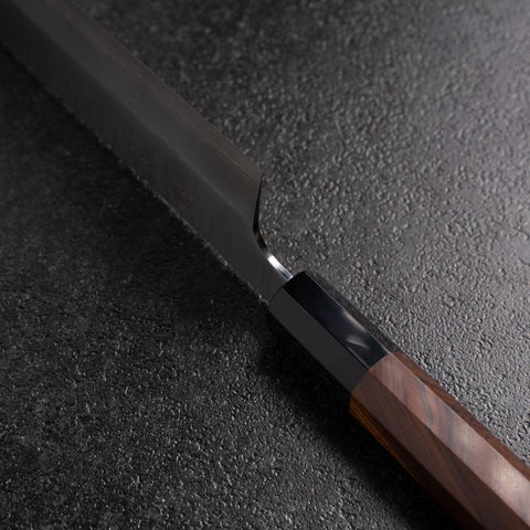 Kiritsuke Silver Steel #3 Kasumi Manche en Buffle et Bubinga 240mm-[Musashi]-[Couteaux de cuisine japonais]