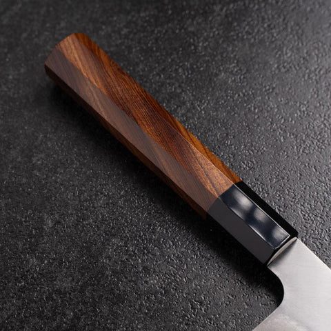 Kiritsuke Silver Steel #3 Kasumi Manche en Buffle et Bubinga 240mm-[Musashi]-[Couteaux de cuisine japonais]
