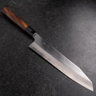 Kiritsuke Silver Steel #3 Kasumi Manche en Buffle et Bubinga 240mm-[Musashi]-[Couteaux de cuisine japonais]