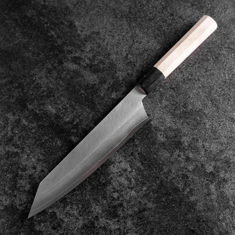 Kiritsuke Silver Steel #3 Kasumi Manche en Buffle et Magnolia 200mm-[Musashi]-[Couteaux de cuisine japonais]