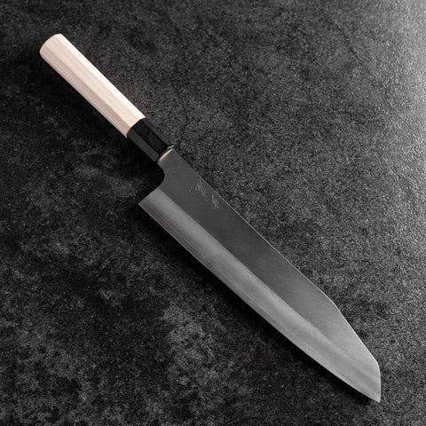 Kiritsuke Silver Steel #3 Kasumi Manche en Buffle et Magnolia 240mm-[Musashi]-[Couteaux de cuisine japonais]
