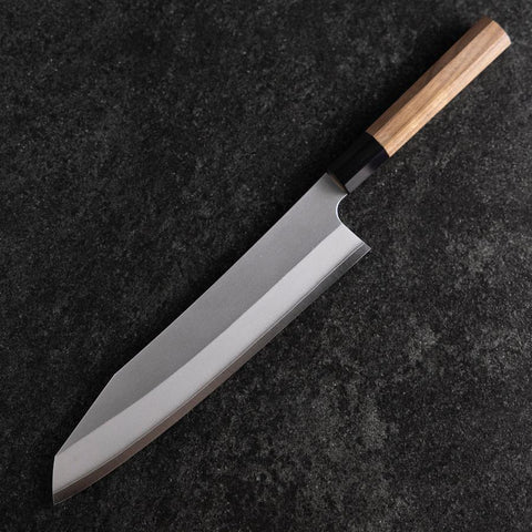 Kiritsuke Silver Steel #3 Kasumi Manche en Buffle et Noyer 240mm-[Musashi]-[Couteaux de cuisine japonais]