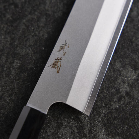 Kiritsuke Silver Steel #3 Kasumi Manche en Buffle et Noyer 240mm-[Musashi]-[Couteaux de cuisine japonais]
