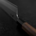 Kiritsuke Silver Steel #3 Kasumi Manche en Buffle et Noyer 240mm-[Musashi]-[Couteaux de cuisine japonais]