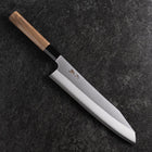 Kiritsuke Silver Steel #3 Kasumi Manche en Buffle et Noyer 240mm-[Musashi]-[Couteaux de cuisine japonais]