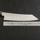 Kiritsuke Silver Steel #3 Nickel en Vagues Damas Manche en Buffle et Turquoise 210mm-[Musashi]-[Couteaux de cuisine japonais]