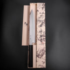Kiritsuke Silver Steel #3 Poli Manche en Buffle et Ébène 260mm-[Musashi]-[Couteaux de cuisine japonais]