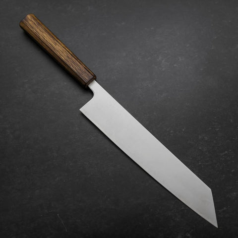 Kiritsuke Stainless Clad Blue Super Polished Sumi Urushi Handle 240mm-[Musashi]-[Couteaux de cuisine japonais]