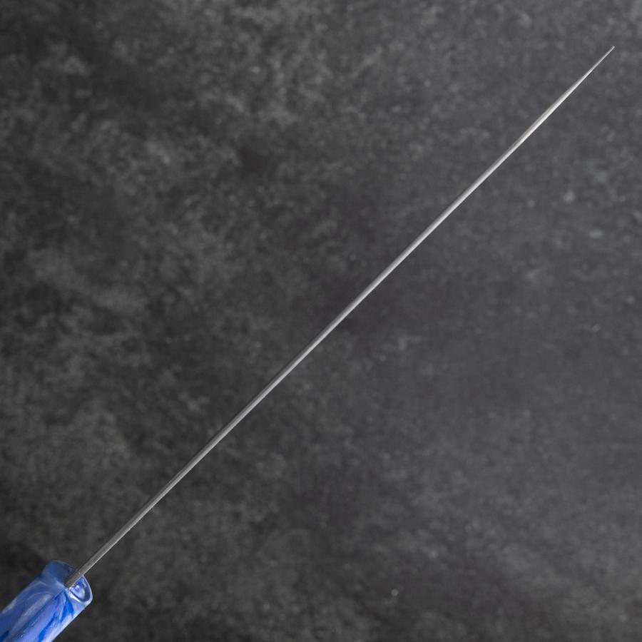 Kiritsuke VG-10 Damascus Ocean Blue Handle 210mm (8.3”)-[Musashi]-[Japanese-Kitchen-Knives]