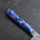 Kiritsuke VG-10 Damascus Ocean Blue Handle 210mm (8.3”)-[Musashi]-[Japanese-Kitchen-Knives]