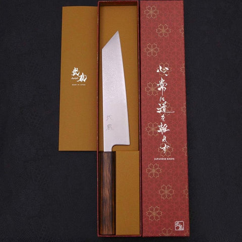 Kiritsuke VG-10 Damas Manche Sumi Urushi 210mm-[Musashi]-[Couteaux de cuisine japonais]