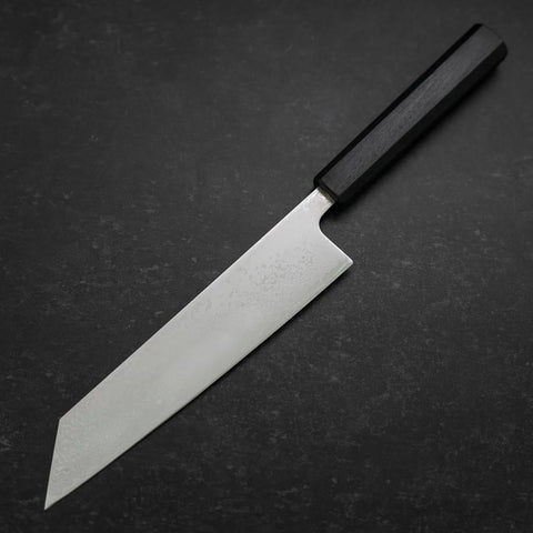 Kiritsuke VG-10 Damas Manche Urushi Bleu Foncé 210mm-[Musashi]-[Couteaux de cuisine japonais]