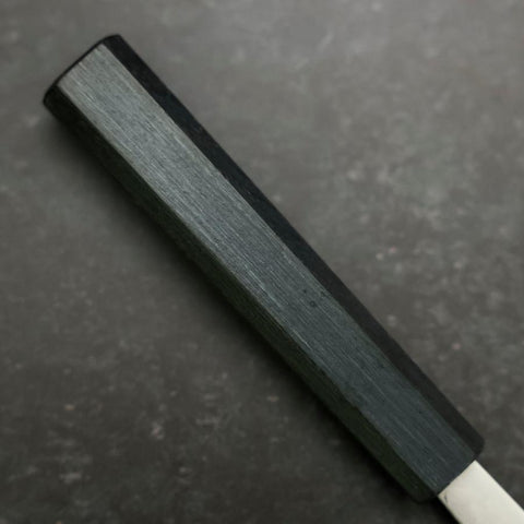 Kiritsuke VG-10 Damas Manche Urushi Bleu Foncé 210mm-[Musashi]-[Couteaux de cuisine japonais]