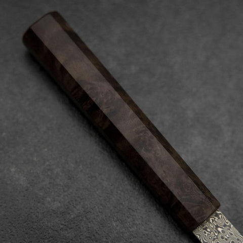 Kiritsuke VG-10 Damas Manche en Bois de Bouleau Marron 210mm-[Musashi]-[Couteaux de cuisine japonais]