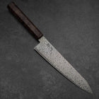 Kiritsuke VG-10 Damas Manche en Bois de Bouleau Marron 210mm-[Musashi]-[Couteaux de cuisine japonais]
