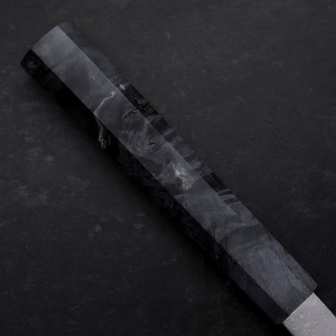 Kiritsuke VG-10 Damas Manche en Bouleau Bleu 210mm-[Musashi]-[Couteaux de cuisine japonais]