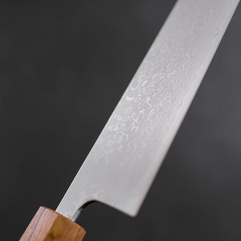 Kiritsuke VG-10 Damas Manche en Chêne 210mm-[Musashi]-[Couteaux de cuisine japonais]