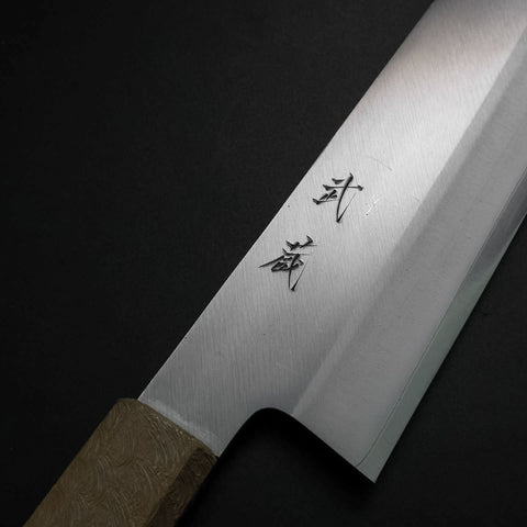 Kiritsuke VG-10 Poli Manche Urushi Blanc 200mm-[Musashi]-[Couteaux de cuisine japonais]