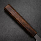 Kiritsuke White Steel #1 Poli Manche Sumi Urushi 240mm-[Musashi]-[Couteaux de cuisine japonais]