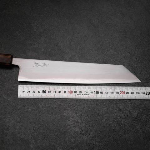 Kiritsuke White Steel #1 Poli Manche Sumi Urushi 240mm-[Musashi]-[Couteaux de cuisine japonais]