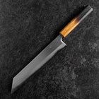 Kiritsuke White Steel #1 Poli Manche Yaki Urushi 240mm-[Musashi]-[Couteaux de cuisine japonais]